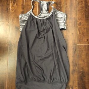 Lululemon flowy tank with built in sports bra
